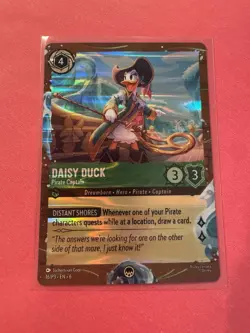 Disney Lorcana TCG Azurite Sea Disney cruise Line Exclusive Promo Daisy & Donald - Image 3