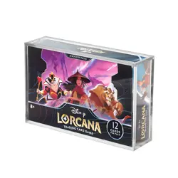 Disney Lorcana Booster Box Acrylic Case Magnetic Slid Lid UV Protective Showcase - Image 3