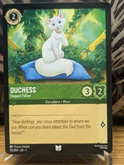 Duchess Elegant Feline 112/204 Archazia's Island Disney Lorcana Non Foil - Image 1