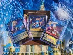 Disney Lorcana Magical Places Stitch Rapunzel Donald Duck EPCOT Promo Cards Set - Image 1