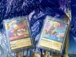 Disney Lorcana Magical Places Rapunzel Donald Duck EPCOT Promo Cards - Image 1