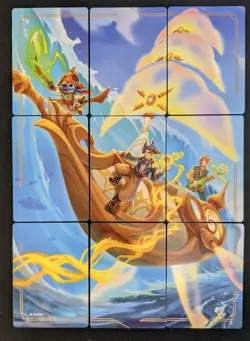 Disney Lorcana - STITCH Azurite Sea Art Cards - Complete 9 Card Puzzle Set - Image 1