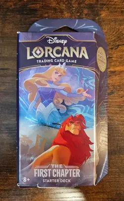 Disney Lorcana 2023 The First Chapter Sapphire and Steel Starter Deck - Image 1