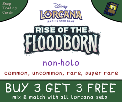 Disney Lorcana - Rise of the Floodborn - Single Cards - Mint - Buy 3 Get 3 - Image 1