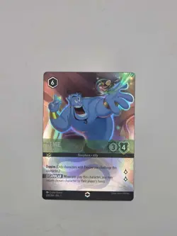 Disney Lorcana Genie On The Job Enchanted 209/204 Holo Foil - The First Chapter - Image 2