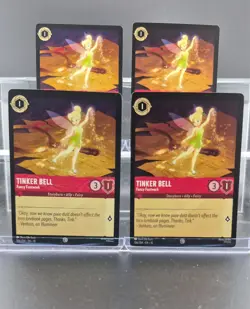 Disney Lorcana Tinker Bell - Fancy Footwork 106/204 Whispers in Well C 4 Cards - Image 1
