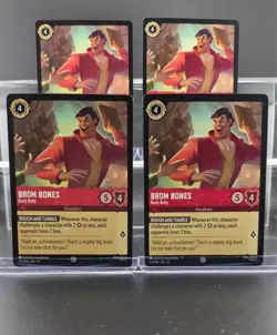 Disney Lorcana Brom Bones - Burly Bully 127/204 Whispers in the Well C 4 Cards - Image 1