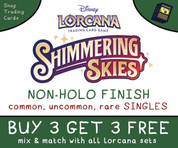 Disney Lorcana - Shimmering Skies - Single Cards - Mint - Buy 3 Get 3 - Image 1
