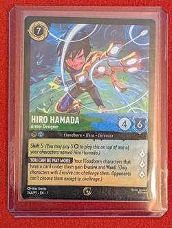 Disney Lorcana HIRO HAMADA ARMOR DESIGNER 24A/P2 Championship Prize Promo - Image 1