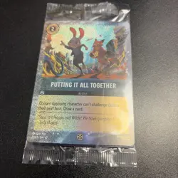 Disney Lorcana Putting It All Together 27/P3 Cinemark Promo Card from Zootopia 2 - Image 1