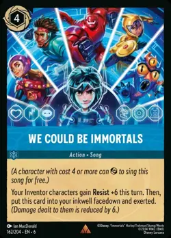 We Could Be Immortals (162) Azurite Sea Disney Lorcana - Image 1