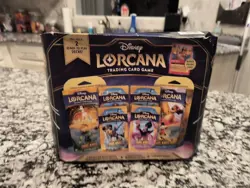 Disney Lorcana Trading Card Game 2 Decks 4 Booster Packs 1 Promo Card Sealed - Image 2