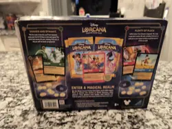 Disney Lorcana Trading Card Game 2 Decks 4 Booster Packs 1 Promo Card Sealed - Image 5