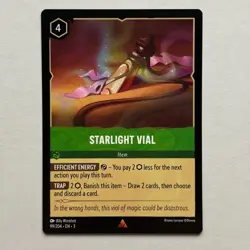 Starlight Vial 99/204 Disney Lorcana Into The Inklands Regular Rare Card NM - Image 1
