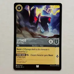 Lythos 180/204 Disney Lorcana Into The Inklands Regular Uncommon Card NM - Image 1