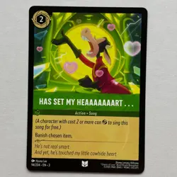 Has Set My Heaaaaaaart... 94/204 Disney Lorcana Into The Inklands Uncommon NM - Image 1