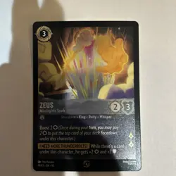 1x Zeus - Missing His Spark - Cold F NM Eng Lorcana - Disney Lorcana Promo Cards - Image 1