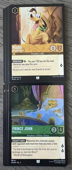 Disney Lorcana Into the Inklands - UNCOMMON COLD FOIL - Complete Your Set! - Image 1