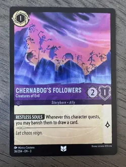 Disney Lorcana Into the Inklands - UNCOMMON COLD FOIL - Complete Your Set! - Image 4