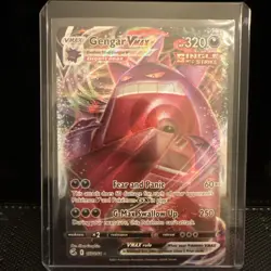 Pokemon TCG Gengar VMAX 157/264 Card Fusion Single Strike Holo NM - Image 1