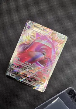 Pokemon 2021 Gengar VMAX 157/264 FA Single Strike Fusion Strike NM - Image 1