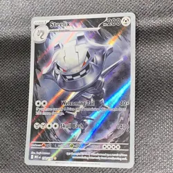 Steelix 150/132 Mega Evolution Holo Illustration Rare Near Mint English Pokemon - Image 1