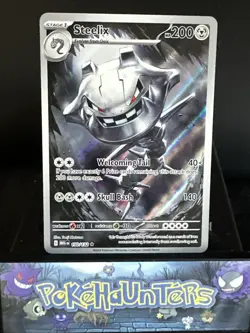 Pokemon Card Steelix 150/132 Illustration Rare Mega Evolution Near Mint - Image 1
