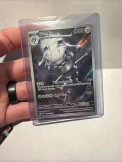 Steelix 150/132 Mega Evolution Holo Illustration Rare Near Mint English Pokemon - Image 3