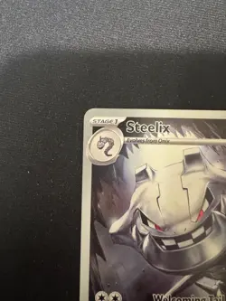 Pokemon 2025 Mega Evolution Steelix 150/132 Illustration Rare Near Mint - Image 3