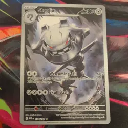 Pokemon Card Steelix 150/132 Illustration Rare Mega Evolution Near Mint - Image 1