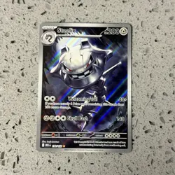 Steelix Full Art Illustration Rare 150/132 Mega Evolution POKEMON NEAR MINT - Image 1