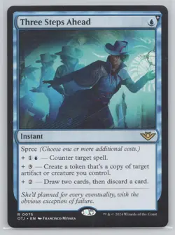 Three Steps Ahead Normal R Outlaws of Thunder Junction 75 NM - Image 1