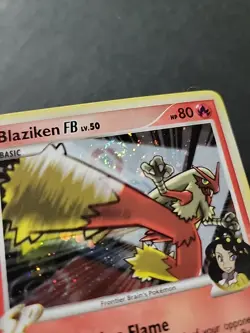 DMG/ SWIRL Blaziken FB 2/147 Pokemon Platinum Supreme Victors 2009 Holo - Image 5