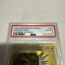 2009 POKEMON PLATINUM SUPREME VICTORS #150 ZAPDOS-HOLO PSA 6 - Image 4