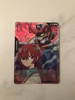 Gundam Card Game TCG Resource Card Promo English New Machu RP-010 MCM - Image 1