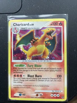 Pokemon Card Charizard DPBP#006 Holo Rare HP130 Lv.55 2007 - Image 1
