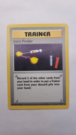 Item Finder - 74/102 Base Set - Pokemon TCG - WOTC Unlimited - 1999 - Image 1