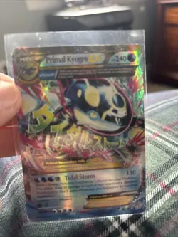 Pokemon TCG Primal Kyogre EX Full Art Holo Card 55/160 Ultra Rare - Image 1