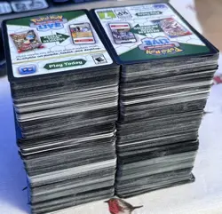 900 Pokemon Live Tcg Code Cards - From sets over the last 10 years - All Unused - Image 1