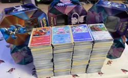 2050 Pokemon cards Holo and Reverse Job lot - 10 year Collection - Tins Included - Image 1