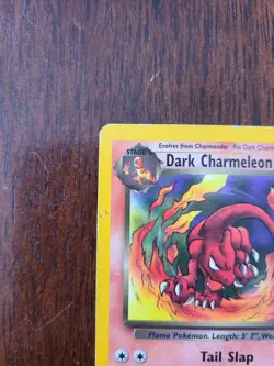 POKEMON KRAFT PROMO CARD - GOLD W STAMPED - DARK CHARMELEON 32/82 - HP - Image 2
