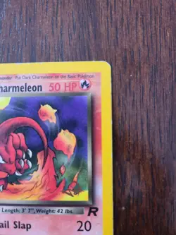 POKEMON KRAFT PROMO CARD - GOLD W STAMPED - DARK CHARMELEON 32/82 - HP - Image 3