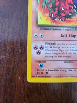 POKEMON KRAFT PROMO CARD - GOLD W STAMPED - DARK CHARMELEON 32/82 - HP - Image 5