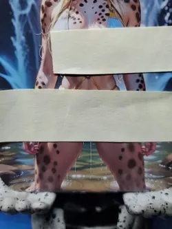 1/1 Only 1 Made Cheetara Human Waterfall Pose ThunderCats Southern Customs Card - Image 3