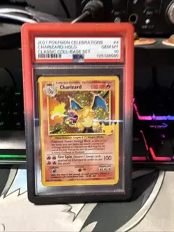 Pokemon TCG Charizard Celebrations Classic Collection Holo Card 4/102 Psa 10 - Image 3