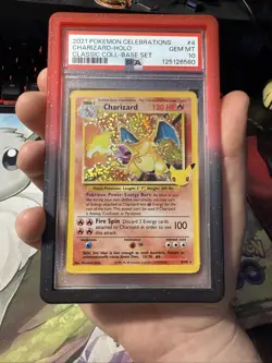 Pokemon TCG Charizard Celebrations Classic Collection Holo Card 4/102 Psa 10 - Image 4