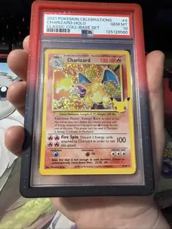Pokemon TCG Charizard Celebrations Classic Collection Holo Card 4/102 Psa 10 - Image 5