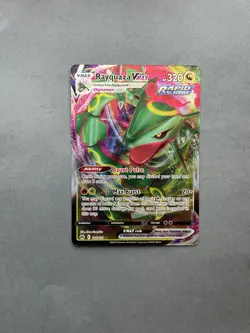 Pokemon TCG Rayquaza VMAX Holo Ultra Rare Card Crown Zenith 102/159 Excellent - Image 1