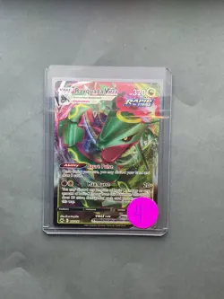 Pokemon TCG Rayquaza VMAX Holo Ultra Rare Card Crown Zenith 102/159 Excellent - Image 3