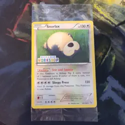 Pokemon Snorlax Build-A-Bear Workshop Promo Card 080/106 Regular - Image 1